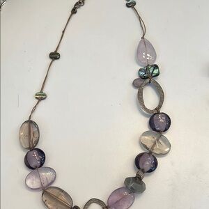 Silpada Purple Modern Necklace